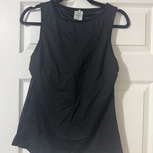 Lands' End Black Padded Swim or exercise top